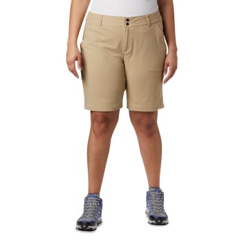 Columbia Saturday Trail Long Plus Size, Pantalones Cortos Marrom Para Mujer | 792653-EAB